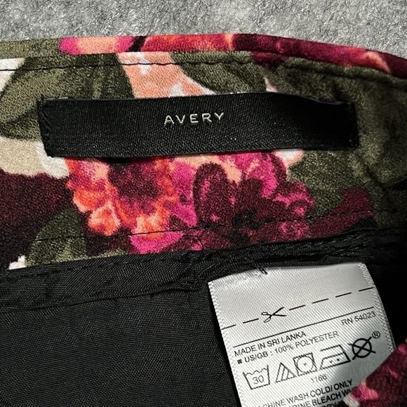 Banana Republic Pants Women's 4P Avery Allover Flower Print Cropped Multi - Picture 6 of 16